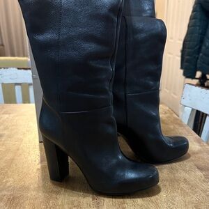 Nine West Black Heeled Boots